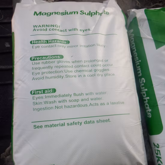 Mgso4-Magnesiumsulfat mit schneller Lieferung Magnesiumsulfat-Heptahydrat CAS 7487-88-9